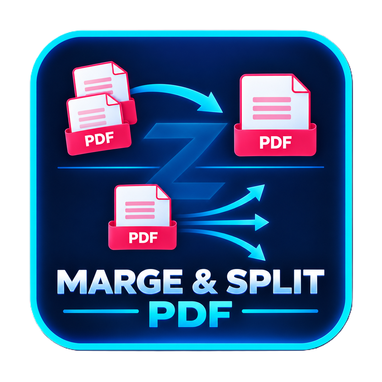 Marge and Split PDF icon